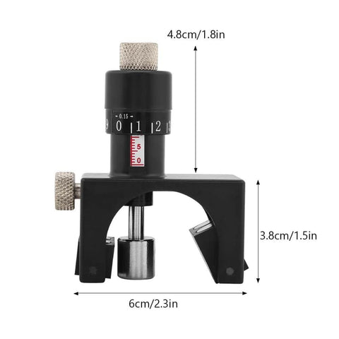 Magnetic Planer Blade Setter And Knife Setting Jig For Precise Depth With Adjustable Vernier Jointer Blades Gauge Black