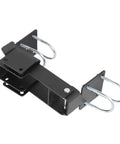 Solid Carbon Steel Double Gate Latch With Strong Arm Design For Chain Link Fences Weatherproof Outdoor Security Lock, durable construction.