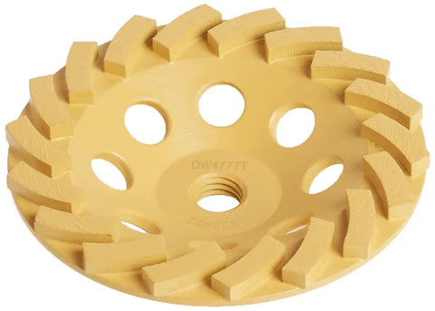 5-Inch XP Turbo Diamond Cup Wheel For Concrete And Masonry Beefy Performance With High Diamond Concentration For Long Life