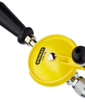 Beefy Hand Drill With One Quarter Inch Chuck, All Steel Frame And Nickel Finish, Smooth Gear System, Single Pinion, Three Jaw Chuck