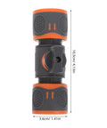 Totally Awesome Toddmomy Garden Hose Quick Connectors For 3/4 Inch Pipe, Effortless Male And Female Fitting No More Threading Hassle While Washing The Car Or Watering Plants In Style Today. Gray PVC hose quick connector, 10.5cm x 3.6cm
