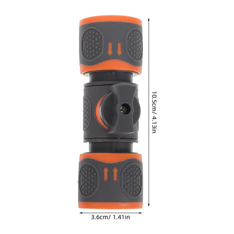 Totally Awesome Toddmomy Garden Hose Quick Connectors For 3/4 Inch Pipe, Effortless Male And Female Fitting No More Threading Hassle While Washing The Car Or Watering Plants In Style Today. Gray PVC hose quick connector, 10.5cm x 3.6cm