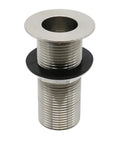 Stainless Steel Bar Sink Drain 1 Inch NPS Fits One And Three Eighths Inch Sink Opening 3.25 Inch Pipe Length Commercial Grade