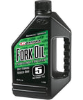 5WT Standard Hydraulic Fork Oil for Motorcycle Suspension, 1 Liter Bottle shown in black container with handle