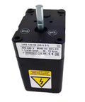 LKS130-09 Damper Actuator Heavy Duty Electric Motor Slick Zone Control For HVAC Air Flow Modulating Rotary Valve side view showing connector.