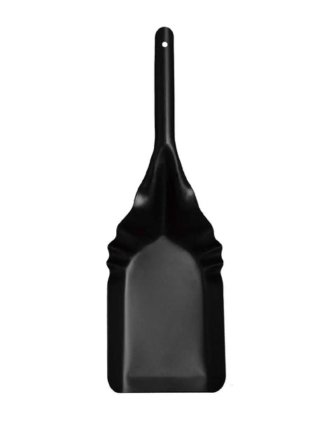 Weather Resistant Fireplace Shovel for Indoor and Outdoor Use, Ash Scoop Tool in Black Finish, 15In Length, Rust Prevention Coating