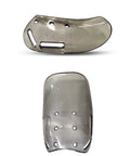 Polycarbonate metatarsal guards for work boots, transparent and non-conductive. Metatarsal Guards For Work Boots Polycarbonate Non Conductive Safety Toe Protector Attachment Universal Size Transparent Pair For Most Shoes With Laces Tough As Nails Protection Heavy Duty Shield Withstand Heat Electricity Slag Acid Alkalis Fuel Oil 75