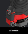 Close-up of LED light on Cordless Oscillating Tool V20 System Tool Only With Variable Speed 8K To 18K OPM Tool Free Quick Change