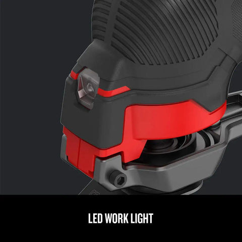 Close-up of LED light on Cordless Oscillating Tool V20 System Tool Only With Variable Speed 8K To 18K OPM Tool Free Quick Change