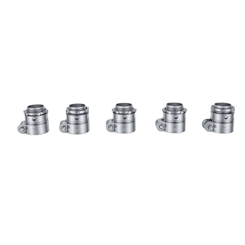Heavy Duty Three Quarter Inch Conduit Squeeze Connector Fitting Rock Solid Zinc Alloy in silver for quick installations