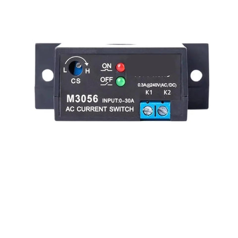 30A AC Current Sensing Switch With Built In Mutual Inductor For Industrial Monitoring And Induction Relay Linkage M3050 M3056 Compatible Overcurrent Protection And Precise Threshold Trigger For Equipment, M3056 front view