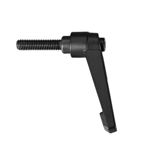 Adjustable Clamping Lever Handle Set M8 X 32mm Black Oxide Carbon Steel Male Threaded Stud Hand Knob