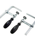 Clamper Set For Guide Rails Adjustable Locking Rail Clamps with ergonomic handles, shown against white background