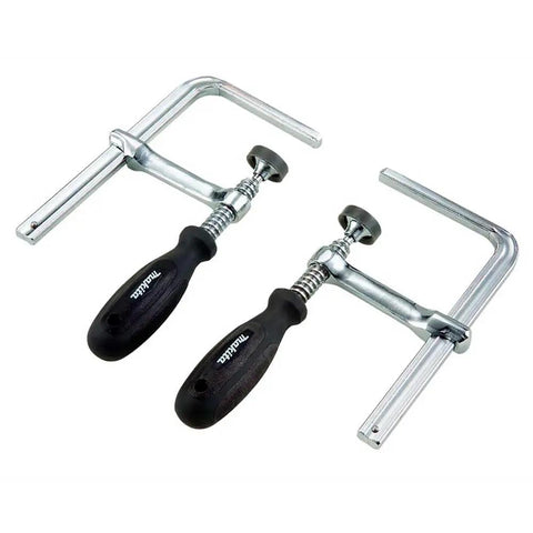Clamper Set For Guide Rails Adjustable Locking Rail Clamps with ergonomic handles, shown against white background