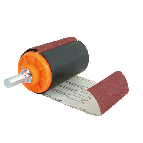 Game Changing Two By Three Inch Sanding Drum Kit For Drill Press And Hand Tools Cut To Size Sheet Abrasive for contour sanding.