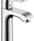 One Hole Bathroom Faucet With Pop Up Drain Assembly, chrome vanity sink tap, EcoRight water saving at 1.2 GPM, modern Metris style