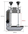 Heavy Duty Countertop Assembly Jig With Adjustable 45 Degree Clamping Fixture, 150mm clamp for precision stone seam alignment.