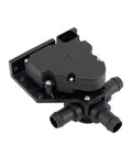 Road Ready Coolant Three Way Valve For Tesla Model S 2012 To 2016 Heavy Duty ABS shell with three hose connections for fluid control.