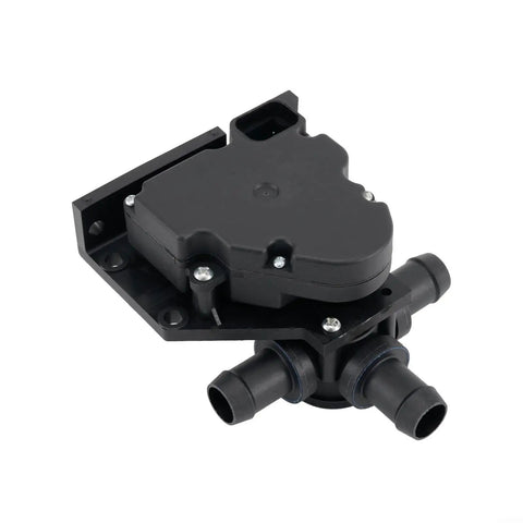 Road Ready Coolant Three Way Valve For Tesla Model S 2012 To 2016 Heavy Duty ABS shell with three hose connections for fluid control.