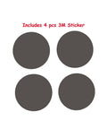 Four adhesive pads included with Right Side Mirror Glass For VW Beetle Jetta Passat, Convex Passenger Glass With Adhesive Pads