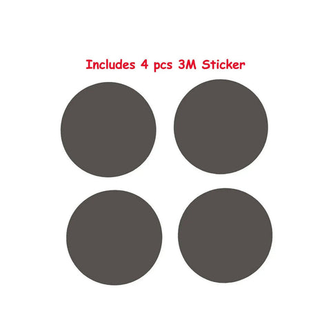 Four adhesive pads included with Right Side Mirror Glass For VW Beetle Jetta Passat, Convex Passenger Glass With Adhesive Pads