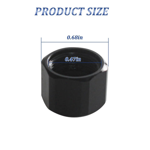 Quarter Inch Collet Nut Replacement for 2485-20 2486-20 2784-20 5192 5194 5196 Die Grinders and 2723-20 Compact Router, size shown