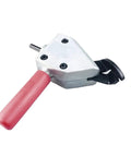 Electric Drill Sheet Metal Nibbler Cutter For Steel And Iron Plate Shear Tool High Carbon Alloy construction with red handle.