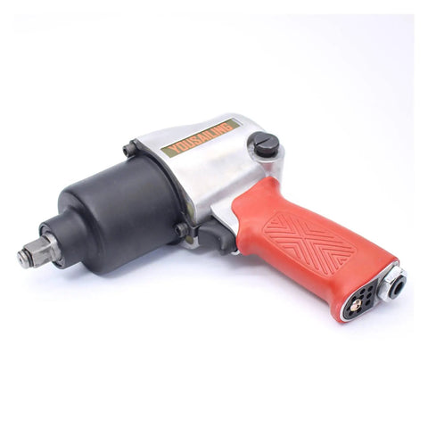 Hardcore Half Inch Air Impact Wrench Delivers A Beefy 680 Nm Kick To Crush Any Rusty Stud Or Job Site Bolt Without Breaking A Sweat For Weekend Builders And Shop Pros, showing a heavy-duty pneumatic wrench.