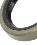 Close-up of TB seal from Five Pack Marine Trailer Bearing Kit With Seals Built Tough For Boat Trailers Steel Alloy Hub Bearings Set.
