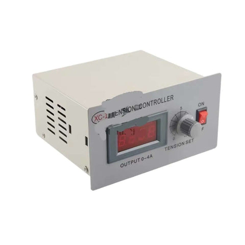 XC I Manual Tension Regulator For Industrial Magnetic Powder Brake Machinery DC 24V 0 to 4A Controller, front view