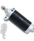 Starter Motor For Mercury Mariner Outboard 40 HP 50 HP 60 HP 4 Stroke 2001 Through 2020 Fits 40EL 50EL 60EL EFI shown with engine outline