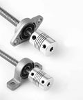 Vertical T8 Lead Screw Kit For CNC And 3D Printer Projects With Nut Bearing, Plug And Play Setup, 8mm Diameter Close-up