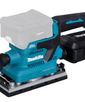 Badass Brushless Orbital Finishing Sander With Push Button Three Stage Electronic Speed And High Orbit Rate For Slick Wood Smoothing And Fast Prep Work Tool Only, close-up view of brushless motor design.