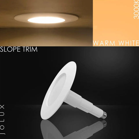 Six-Pack 5 or 6 Inch Retrofit LED Recessed Can Lights, 12W Equal 60W, 3000K Warm White, 800 Lumens, Dimmable, ETL Listed
