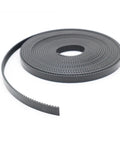 Hardcore 2M Polyurethane Timing Belt With Reinforced Steel Core Open Cut Layout For Precision 3D Printers And Cnc Machines shown in a roll.