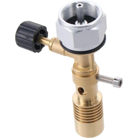 Brass Bunsen Burner For Lab Use With One Hand Operation Safe Brass Build Propane Fuel Ready with adjustable knob