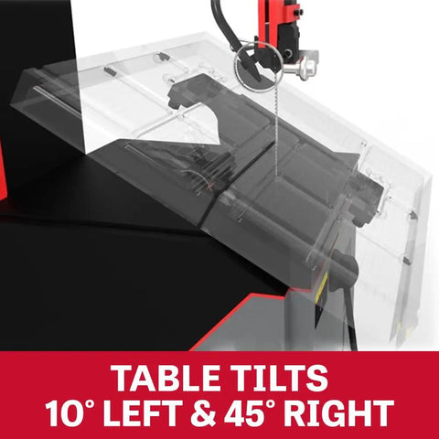 20-Inch Vertical Bandsaw With Articulating Table For Contour Cutting, 2 HP, 230V 3-Phase, Heavy-Duty Pro Grade Saw, Tungsten Carbide Blade Guides, Safety Glass Blade Welder, Precision Resaw And Custom Curve Work