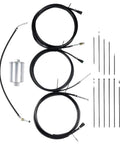 Heavy Duty Nylon Fuel Line Kit For Chevy Avalanche Suburban Tahoe Yukon XL 1500 2500 Models Year 00 To 04 Perfect Replacement Upgrade, black nylon fuel lines and filter