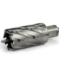 Oscarbide annular cutter, steel, 1-5/16 in diameter, 2 in depth, 3/4 in Weldon shank for magnetic drill press