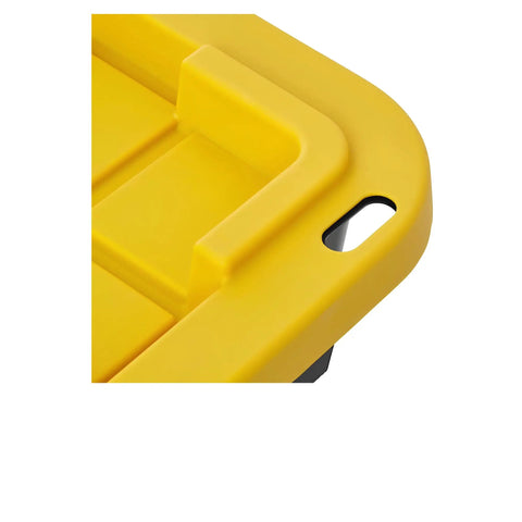 Tough As Nails Heavy Duty Storage Totes With Lids 27 Gallon Stackable Plastic Bins For Garage And Basement Organization Hassle Free Moving Containers To Carry All Your Seasonal Gear No Sweat
