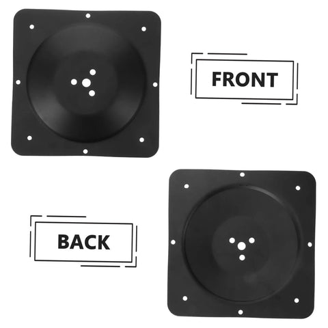 Modern Table Leg Brackets And Heavy Duty Mounting Plates For Furniture Legs Dead Easy Install showing front and back views.
