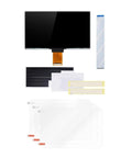 Premium Monochrome 10.3 Inch 8K LCD Screen Replacement For Resin 3D Printers, components including LCD panel and accessories.