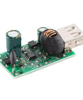 Badass 4 Pack USB Car Charger Module, 5V 2A Step Down Converter Buck Board with USB and circuit components.