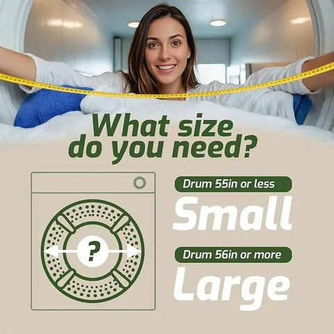 Massive Laundry Day Game Changer Large Collapsible Hamper With Instant Pop Up Frame Heavy Duty Basket For Washer And Dryer Spaces Quick Snap Fold Flat Storage, instructional image showing size options for laundry drum.
