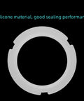 Clear Silicone Sealing Gasket For Coffee Machines 76X57X7MM OE 6V0945246 CL-00788 product image showing gasket shape and material.