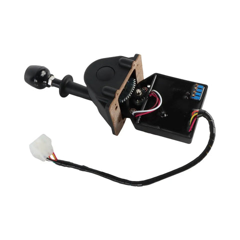 Direct Replacement Joystick Controller For JLG Boom Lifts Part Number 1600141 showing control stick, wiring, and connector detail.