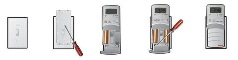 Flip Switch Timer Lets You Turn Any Toggle Into A Programmable Battery Operated Timer For Home Lighting, Easy Setup, Big Energy Savings With A Slim, User Friendly Design And Adjustable Settings For Indoor And Patio Lights
