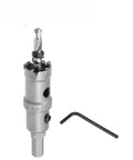 Ultimate 22.5mm TCT Hole Saw Drill Bit Kit Made Of Tough Alloy Carbide And Cobalt Steel For Effortless Drilling Through Stainless Steel Plate Iron And Tough Metal Cutting Jobs Like A Pro This Heavy Duty Opener Makes Quick Work Of Any Hard Material You. 22.5mm TCT hole saw drill bit kit with Allen key