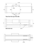 Beefed Up CNC Linear Guide Replacement Module With 57 Stepper Motor And Enclosed Ball Screw Actuator For Smooth Precise Motion In Rugged Industrial Production Today, dimensioned slide drawings