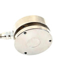 Space Saving Ultra Slim Flat Membrane Load Cell 25mm And 58mm High Precision Weight Sensor, silver cylindrical design with cable